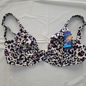 NWT Fantasie Plunge Bikini top- 32I